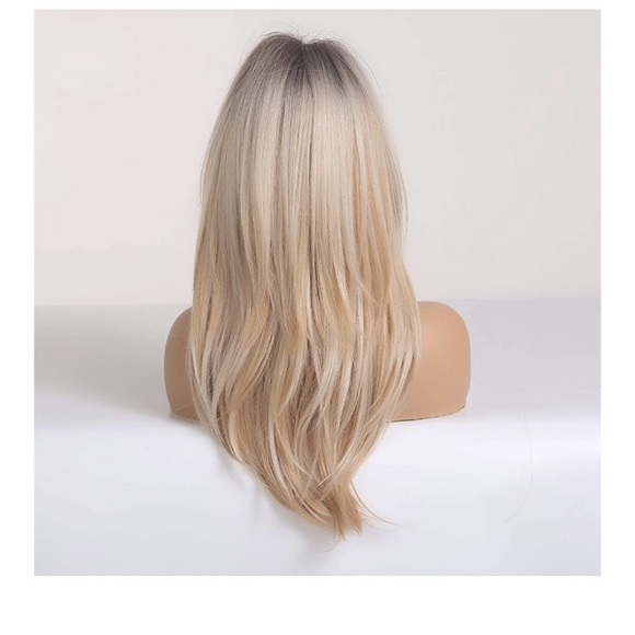 ?️ Dark Roots Layered Synthetic Hair Wigs  main image 6